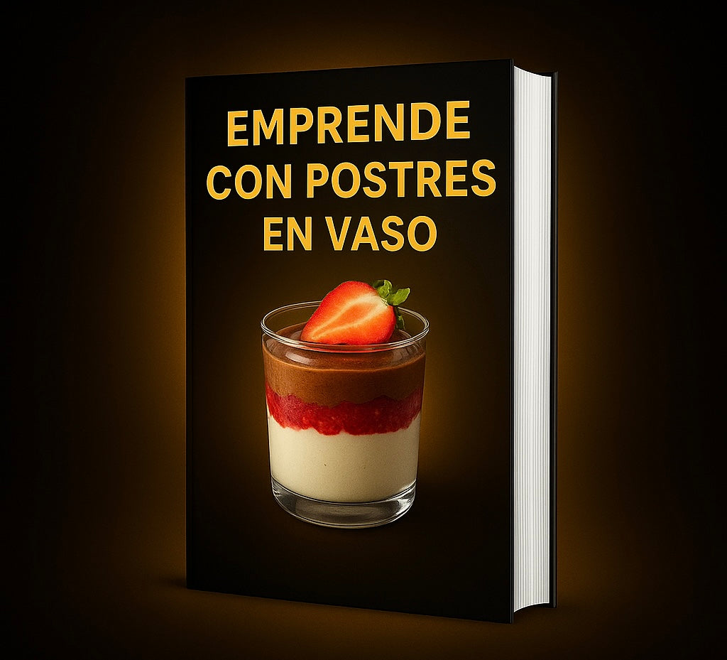 Emprendé con postres en vaso